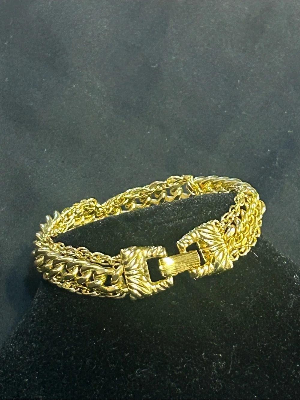 Goldette vintage 90s style Multi-Chain Bracelet - Women's Fashion Accessory
